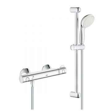 Baterie cabina dus cu termostat Grohe Grohtherm 800 ,set dus bara inclus-34565001