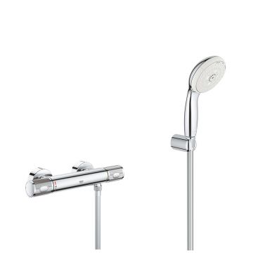 Set Baterie cabina dus termostat Grohe Grohtherm 1000 Performance, set dus 3 tipuri jet,porter(3477600,27849001)