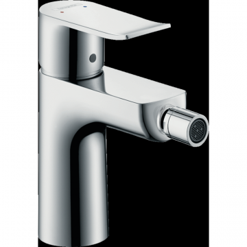 Baterie bideu cu ventil pop-up, crom, Hansgrohe Metris
