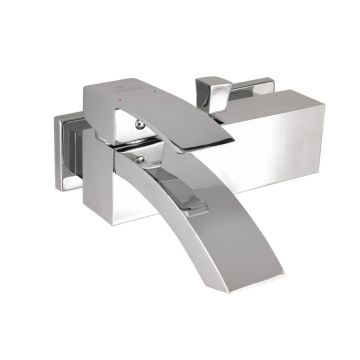 Baterie cada baie moderna culoare crom Deante, Vigo