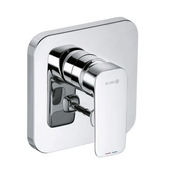 Baterie cada sau dus Kludi Pure  Style incastrata pentru corp ingropat, crom