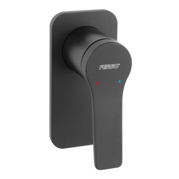 Baterie dus incastrata culoare negru Ferro, Stratos