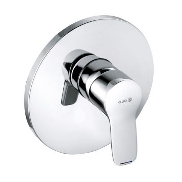 Baterie dus Kludi Pure  Easy incastrata pentru corp ingropat, crom