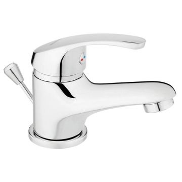 Baterie lavoar baie crom cu ventil Ferro, Basic