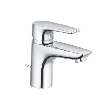 Baterie lavoar cu ventil metalic, culoare crom, Kludi, Pure  Solid, H   7.5 cm