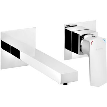 Baterie lavoar incastrata crom, Maruna, Deante