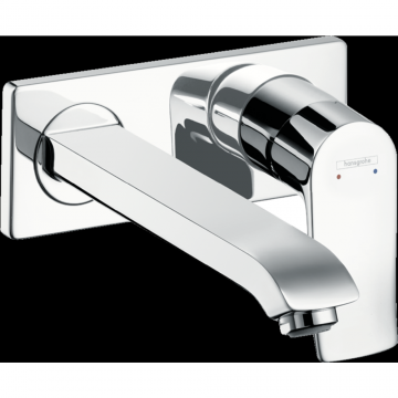 Baterie lavoar incastrata, crom, pipa 22.5 cm Hansgrohe, Metris