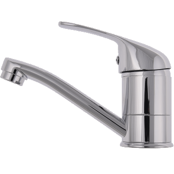 Baterie pentru bucatarie Reecomer Sea, zinc, pipa mobila, 13.5 x 5 x 12 cm