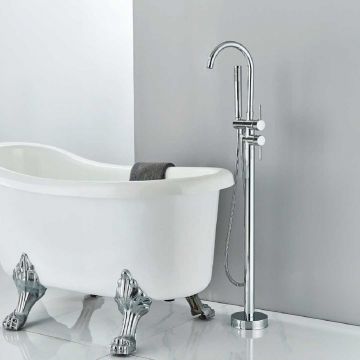 Baterie de podea cu cadru rotund si rotire 360 grade, cod 1161 Baterie de podea cu cadru rotund si rotire 360 grade, cod 1161