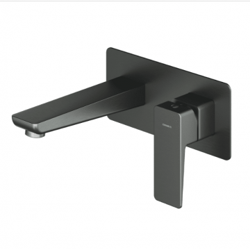 Baterie incastrata pentru lavoar Omnires Slide Grafit