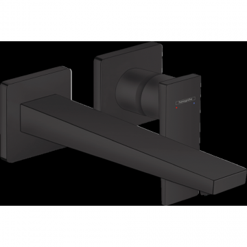 Baterie lavoar incastrata negru mat Hansgrohe Metropol
