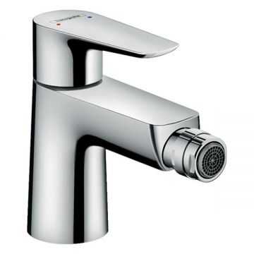 Baterie bideu cu ventil, Hansgrohe, Talis E, crom