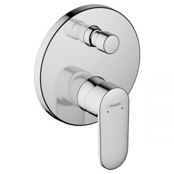 Baterie cada - dus, Hansgrohe, Vernis Blend, cu montaj incastrat, crom