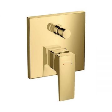 Baterie cada - dus incastrata, Hansgrohe, Metropol, auriu lucios