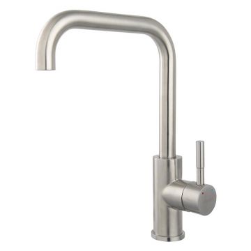Baterie de bucatarie, Ferro, Camiro, cu pipa inalta, inox