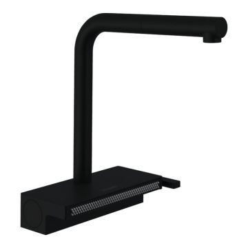 Baterie de bucatarie, Hansgrohe, Aquno Select M81 250, 2jet, sBox, negru mat
