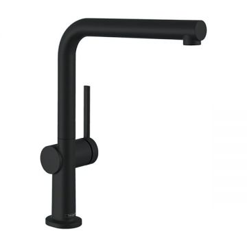 Baterie de bucatarie Hansgrohe, Talis M54 220, negru mat