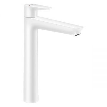 Baterie lavoar cu ventil, Hansgrohe, Talis E 240, alb mat