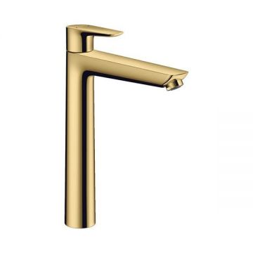 Baterie lavoar cu ventil, Hansgrohe, Talis E 240, auriu lucios