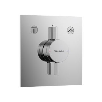 Baterie cadă - duș, Hansgrohe, DuoTurn E, crom