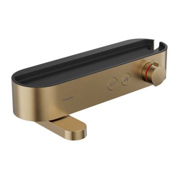 Baterie cada - dus, Hansgrohe, ShowerTablet Select 400, cu termostat, bronz periat