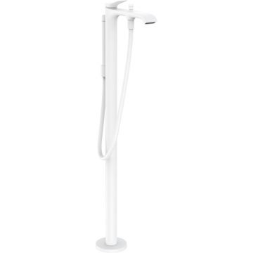 Baterie cada freestanding alb mat Hansgrohe Vivenis