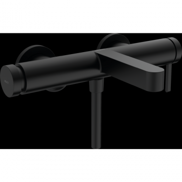 Baterie cada sau dus monocomanda, culoare negru mat Hansgrohe Finoris 76420670