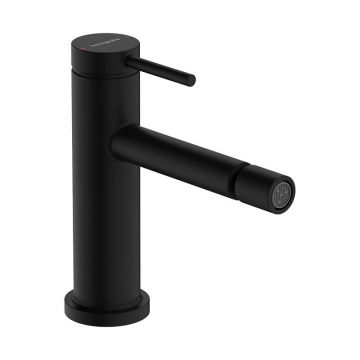 Baterie de bideu, Hansgrohe, Tecturis S, negru mat
