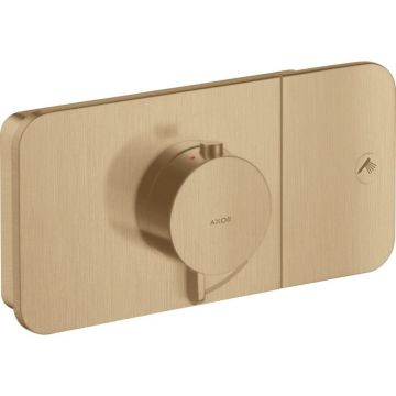 Baterie dus incastrata termostatata culoare bronz periat Hansgrohe Axor One