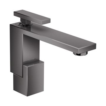 Baterie lavoar, Axor, Edge 130, cu ventil, negru cromat lucios, 46010330