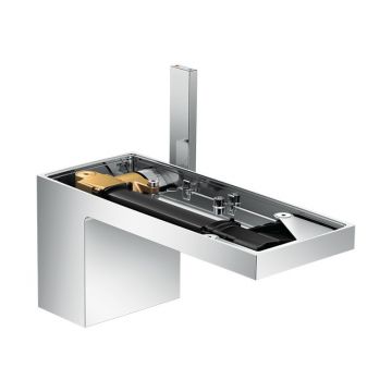 Baterie lavoar, Axor, MyEdition 70, cu ventil, fără plăcuță, crom, 47012000