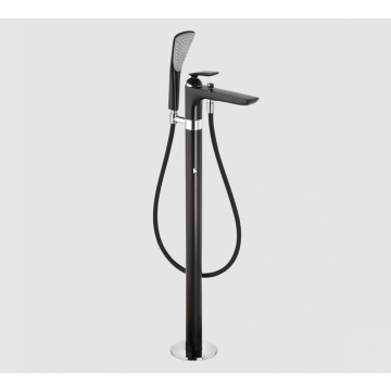Baterie cada sau dus freestanding negru mat Kludi Balance 525908775