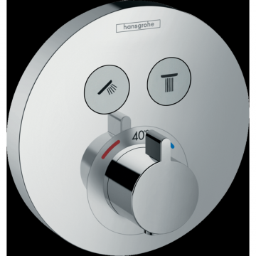 Baterie dus incastrata termostatata crom lucios Hansgrohe, ShowerSelect S