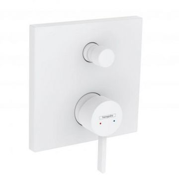 Baterie cada incastrata Hansgrohe Finoris alb mat