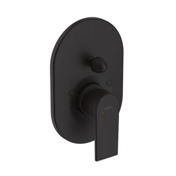 Baterie incastrata cada Hansgrohe Vernis negru mat
