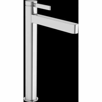 Baterie lavoar inalta crom lucios cu ventil push-open Hansgrohe Finoris 76070000