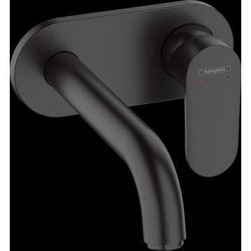 Baterie lavoar incastrata culoare negru mat Hansgrohe Vernis Blend 71576670
