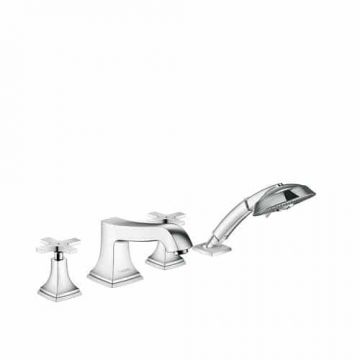 Set baterie pe cada Hansgrohe Metropol Clasic crom