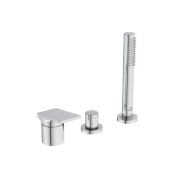 Baterie cada / dus Ideal Standard Extra cu 3 treceri, crom - Culoare Crom