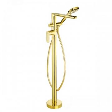 Baterie cada freeestanding Deante Alpinia, auriu - Culoare Gold