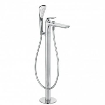 Baterie cada freestanding Kludi Balance, cu kit de dus - Culoare Crom
