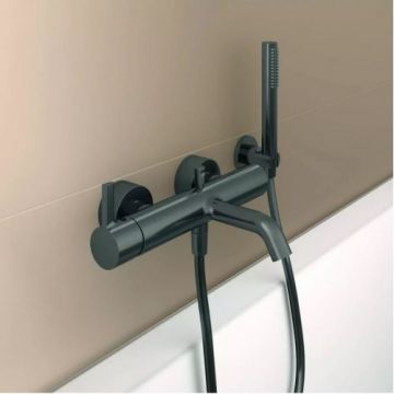 Baterie cada Ideal Standard Joy, magnetic grey, cu set de dus - Culoare magnetic grey