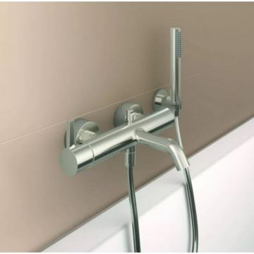 Baterie cada Ideal Standard Joy, silver storm, cu set de dus - Culoare silver storm