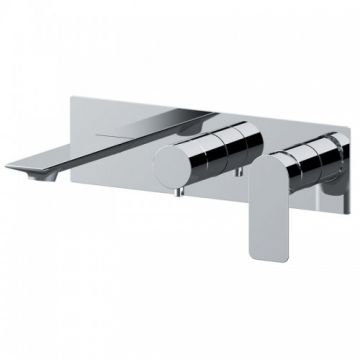 Baterie cada incastrata Daniel Rubinetterie Ambition crom, cu 3 cai - Culoare Crom