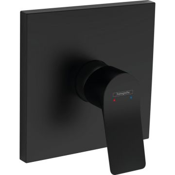 Baterie dus Hansgrohe Vivenis incastrata pentru corp ingropat, negru mat, 75615670