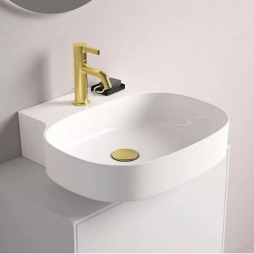 Baterie lavoar Ideal Standard Joy, auriu, cu ventil - Culoare Gold Baterie lavoar Ideal Standard Joy, auriu, cu ventil - Culoare Gold