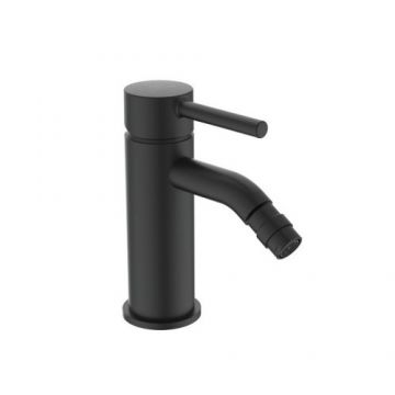 Baterie bideu Ideal Standard Ceraline, negru, cu ventil - Culoare Negru