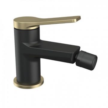 Baterie bideu Karag Andare, negru-bronz - Culoare Negru