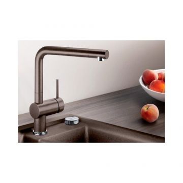 Baterie bucatarie Blanco Linus Silgranit - Culoare cafea
