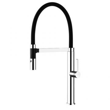 Baterie bucatarie Bruma Mentha, cu dus magnetic extensibil - Culoare square_1_1_chrome